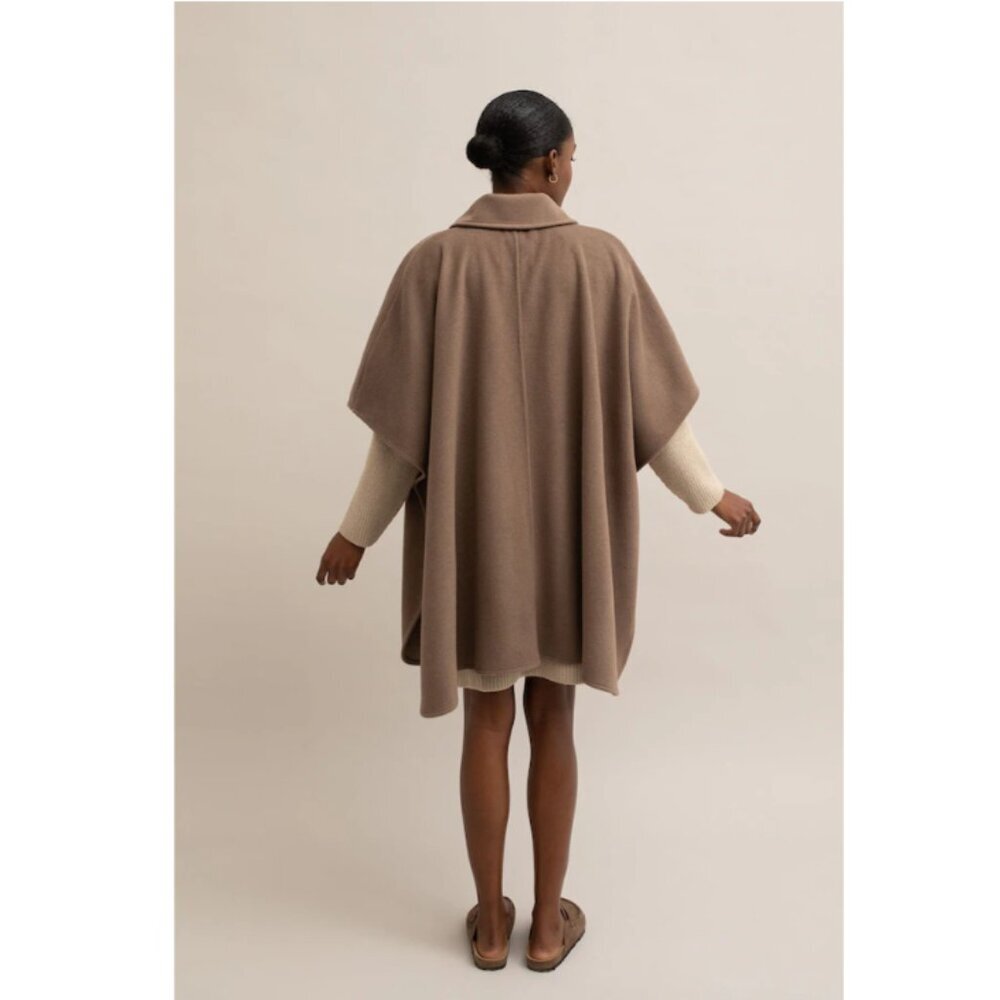 NWT Mus & BomBon Saja Cape Brown Check Plaid (Cuadros Marrón) | Made in Spain - Picture 8 of 15